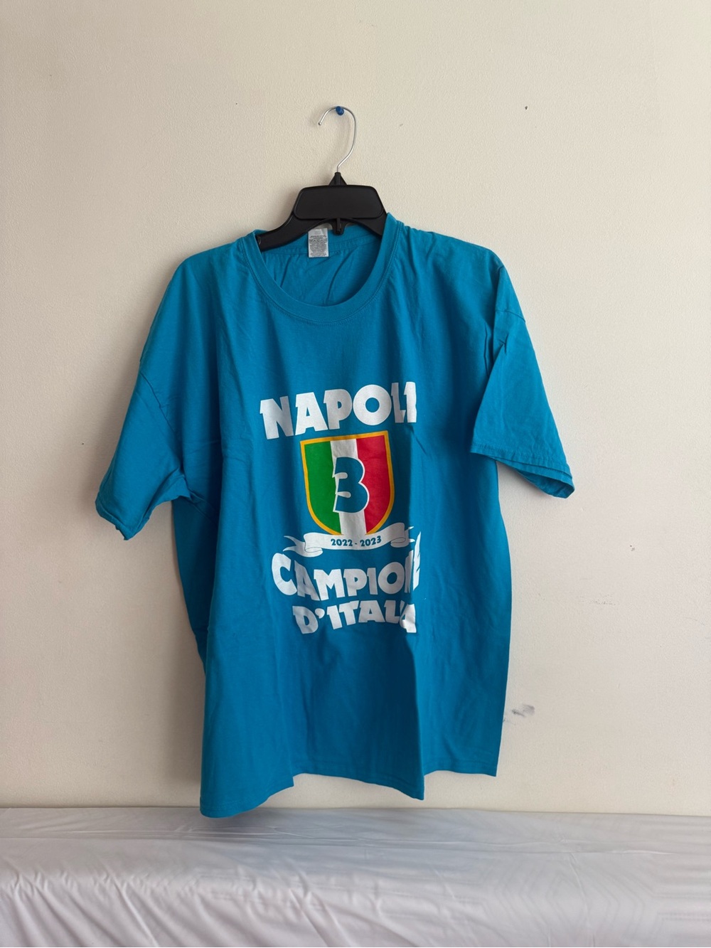 Napoli Blue 'Campioni d'Italia' Graphic Kids T-Shirt